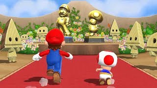 Mario Party 9 Step It Up - Mario vs Luigi vs Peach vs Toad