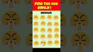 Find the odd emoji out ! eye test game 2 #shorts #riddles #paheli
