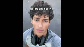 Engineering Students' before and after transformations.