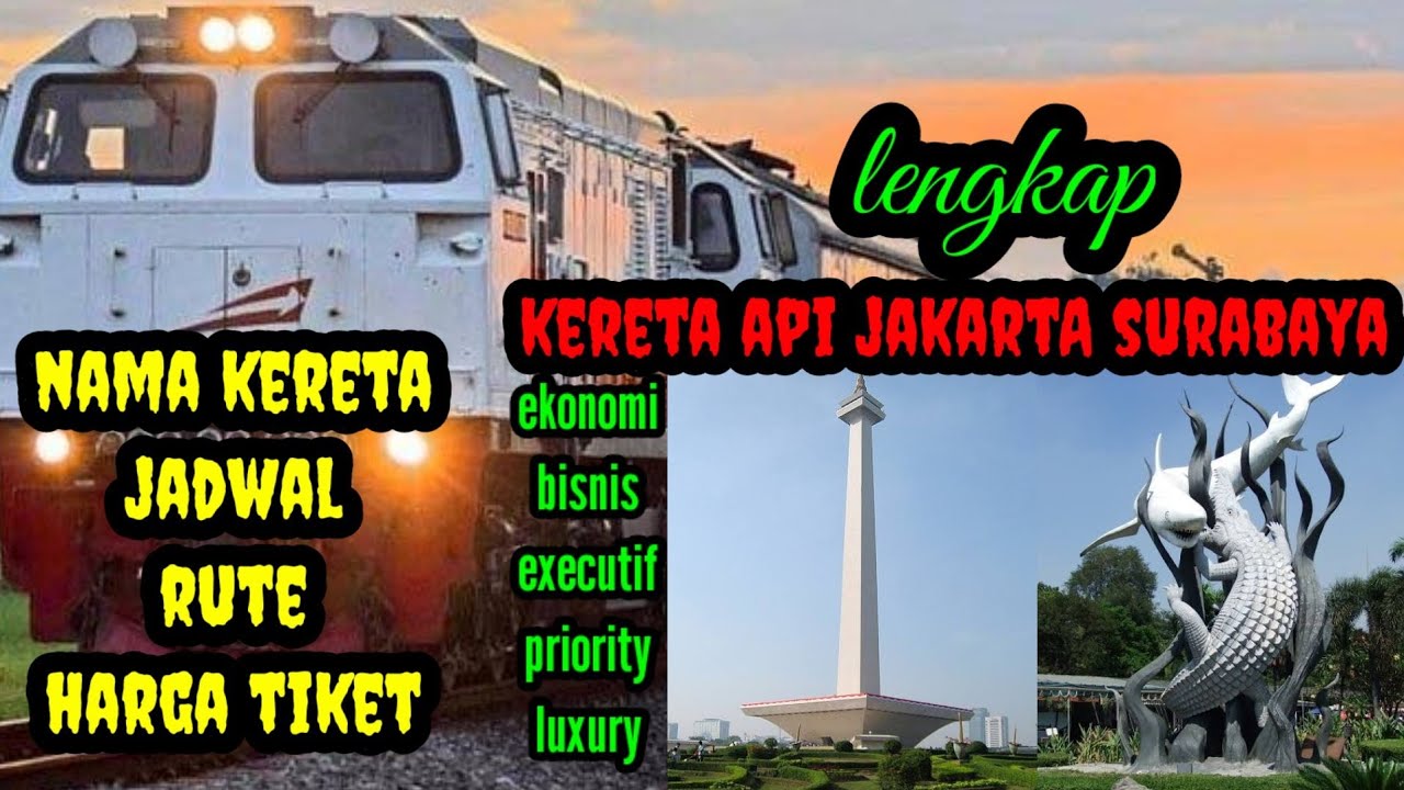 LENGKAP - Kereta Api Dan Jadwal Berikut Harga Tiket Kereta Jakarta ...