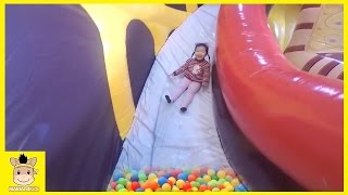 Indoor Playground Learn Colors Kids Family Fun for Play Slide Rainbow Ball Colors | MariAndKids Toys