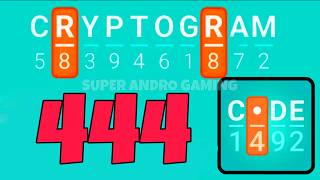 CRYPTOGRAM 444
