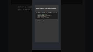Check Odd/Even Using Lambda function in Python #pythonlambda #lambdafunction #code