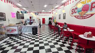 Inside Couple of Scoops Ice Cream and Candy