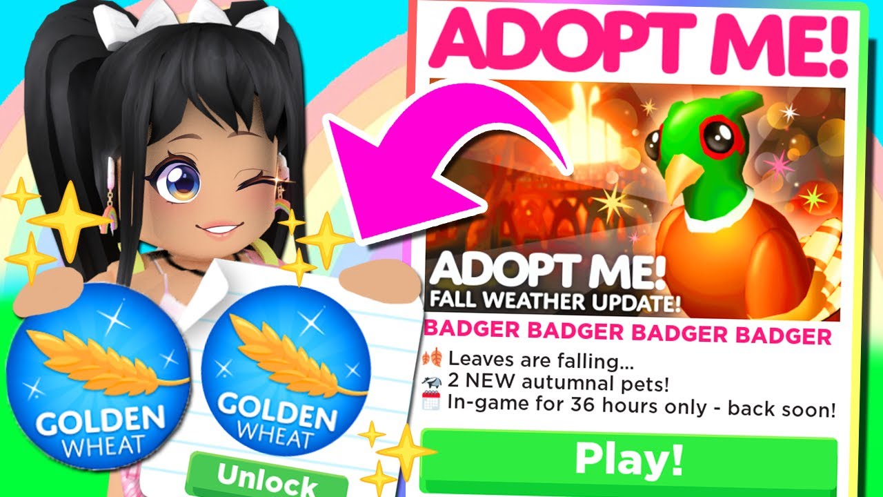 *IT'S HERE* AUTUMN WEATHER & NEW PETS In ADOPT ME UPDATE (roblox) - YouTube