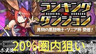 実況[パズドラ]異刻の黒龍喚士・ソニア杯