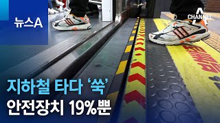 지하철 타다 ‘쑥’…안전장치 19%뿐 | 뉴스A