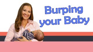 BURPING YOUR BABY | Baby Care with Jenni June