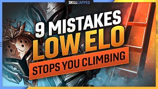 9 HUGE LOW ELO MISTAKES that STOP YOU from CLIMBING as a SUPPORT - League of Legends Guide