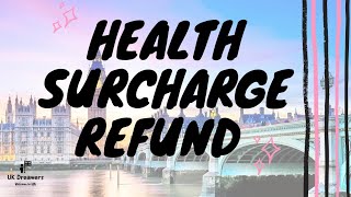 Refund for International Health Surcharge (IHS)