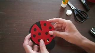 חיפושית מבריסטול beetle craft for kids