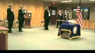 Michael DuBray Installation as Exalted Ruler of Glens Falls Elks Lodge #81