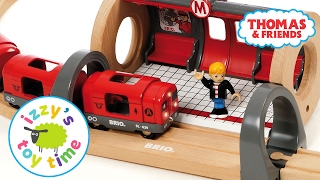 Thomas and Friends | Thomas Train and Brio Metro Railway with Playmobil | Fun Toy Trains