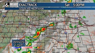 First Alert Forecast: Chance of showers and storms Saturday