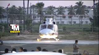 చంద్రబాబు  హెలికాప్టర్ ఏకుతున్నాడో చుడండి | cm chandrababu helicopter