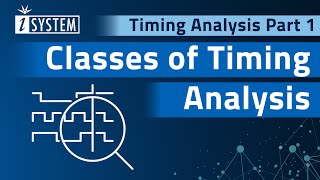 Timing Analysis – Classes of Timing Analysis