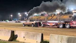 DT466 powered Ford pulling truck