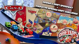 2013 Micro Drifters Design \u0026 Drift Speedway/Radiator Springs Drift Challenge — Unboxing \u0026 Review