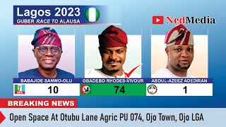 Lagos Governorship Election Results 2023: Sanwo-Olu \u0026 Gbadebo Who Is Winning?