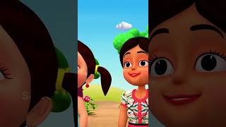 সবুজ রং | Kids Animation Song | Kids Cartoon | Colors Song | Nursery Rhymes | Sobuj Rang #shorts