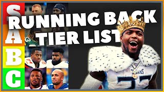 RANKING NFL Running Backs By TIER! | TrashTalk Sports NFL Running Back Tier Maker List