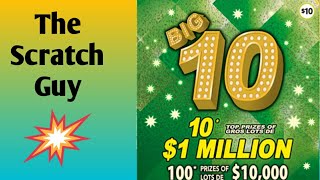 Big 10 Scratch Ticket | 10 Top Prizes of $1 Million