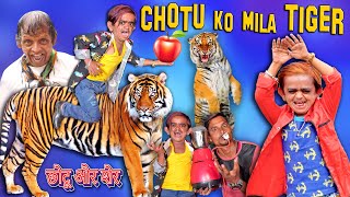 Chhotu Dada got a tiger. CHOTU DADA FOUND TIGER | Khandesh Hindi Comedy | chotu comedy video