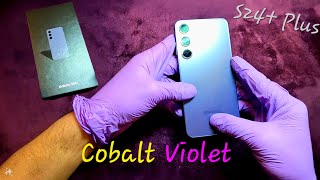 $1000 Galaxy S24 Plus Unboxing Experience! (Cobalt Violet) ASMR