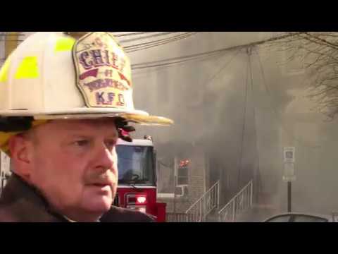 Bayonne Fire Department Battling A 5th Alarm Structure Fire On Andrew ...