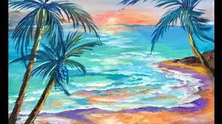How to Paint Paradise Lost LIVE with Ginger Cook for the Beginner Acrylic Painting Artist