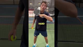 How to deal with bangers in pickleball! #pickleball #pickleballtips #shorts