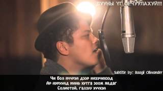 Bruno Mars - 'Grenade' HD [ Mongolian Subtitle ]
