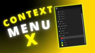 Context Menu X