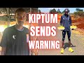 Kelvin Kiptum SENDS WARNING To Eliud Kipchoge 