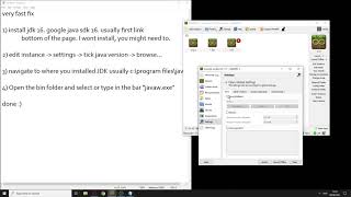 Multi-MC 1.17 QUICK Java fix (oracle java link in desc)