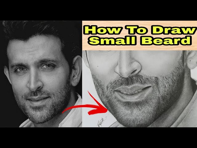 How To Draw Short Beard