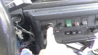 1987 volvo 240 push button start