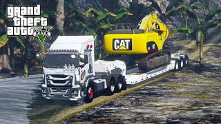 ลุงศรี ย้ายหน้างานสุดโหด โครตรันทดชีวิต (ภูเขา 100 ลูก) [GTA V ชีวิตจริงสิงสิบล้อ]