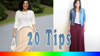 20 Style Tips On How To Wear A Maxi Skirt For Any Season