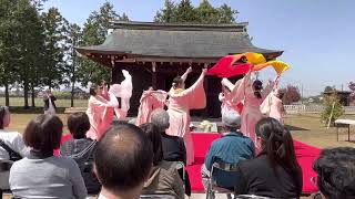 2023/4/13 古代縄文舞藤津神社春季大祭「アメノウズメの舞」