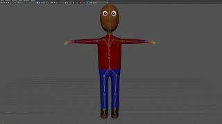 Modeling & Rigging a Biped with Basic Controls