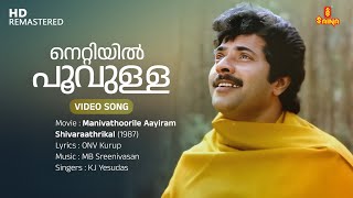 Nettiyil Poovulla Video Song | Mammootty | Suhasini | KJ Yesudas | ONV Kurup | MB Sreenivasan