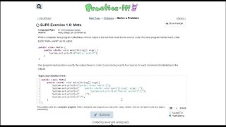 Java Practice-it Introduction to Java Programming | Exercise 1.6 MuchBetter
