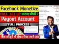 Facebook को Monetize करना सीखें 💰 | Facebook payout account setup | Facebook monetization setup