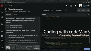 Learn Javascript | Codewars 7 kyu Season 2 - Composing Squared Strings