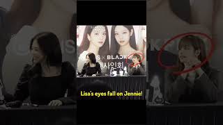 Jennie reaction is so cute 🥰🙀 #jisso #lisa #blackpink #jennie #rose