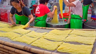 How special！Golden Pumpkin Rice Noodles Making, Fried Shrimp Rice Noodles/金燦燦！金瓜水粉製作, 古早味炒南瓜米粉