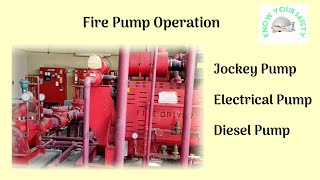 Fire pump operation | fire pump room | fire fighting system | Tamil