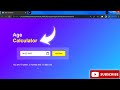 We Built an Age Calculator Using Only HTML, CSS & JavaScript