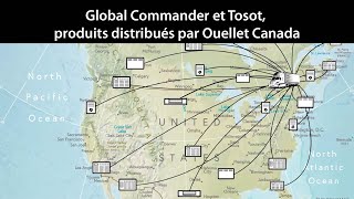 Global Commander et Tosot, produits distribués par Ouellet Canada